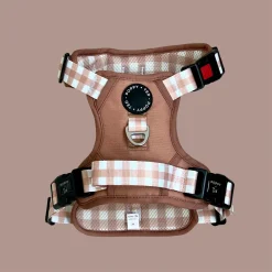 Alternative view of Poppy + Ted Tan Plaid Reinforced Harness