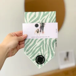 Bandana para perro Poppy + Ted Wild Zebra