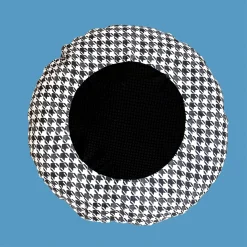 Alternative view of Cama Redonda Poppy + Ted Luxe Houndstooth