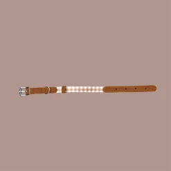 Alternative view of Poppy + Ted Tan Plaid Necklace