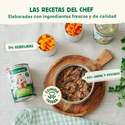 Alternative view of Dinar humit BARF en llauna Wild Balance ragú tradicional de vedella i pollastre 400g
