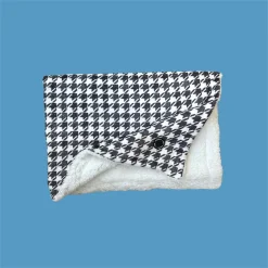 Poppy + Ted Luxe Houndstooth Blanket