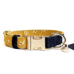 Collar ajustable per a gos July groc