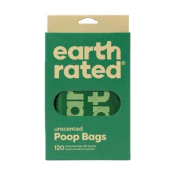 Bolsas con asas para perros Earth Rated sin perfume | 120 uds