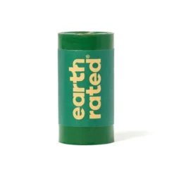 Bolsas para perros Earth Rated sin perfume | 1 rollo / 15 uds