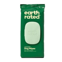 Toallitas Earth Rated sin perfume para perros | 60 uds