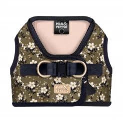 Arnés chaleco para perros Milk & Pepper Bethany kaki floral