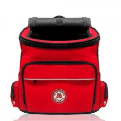 Mochila transportín para perros Milk & Pepper Backpacker roja