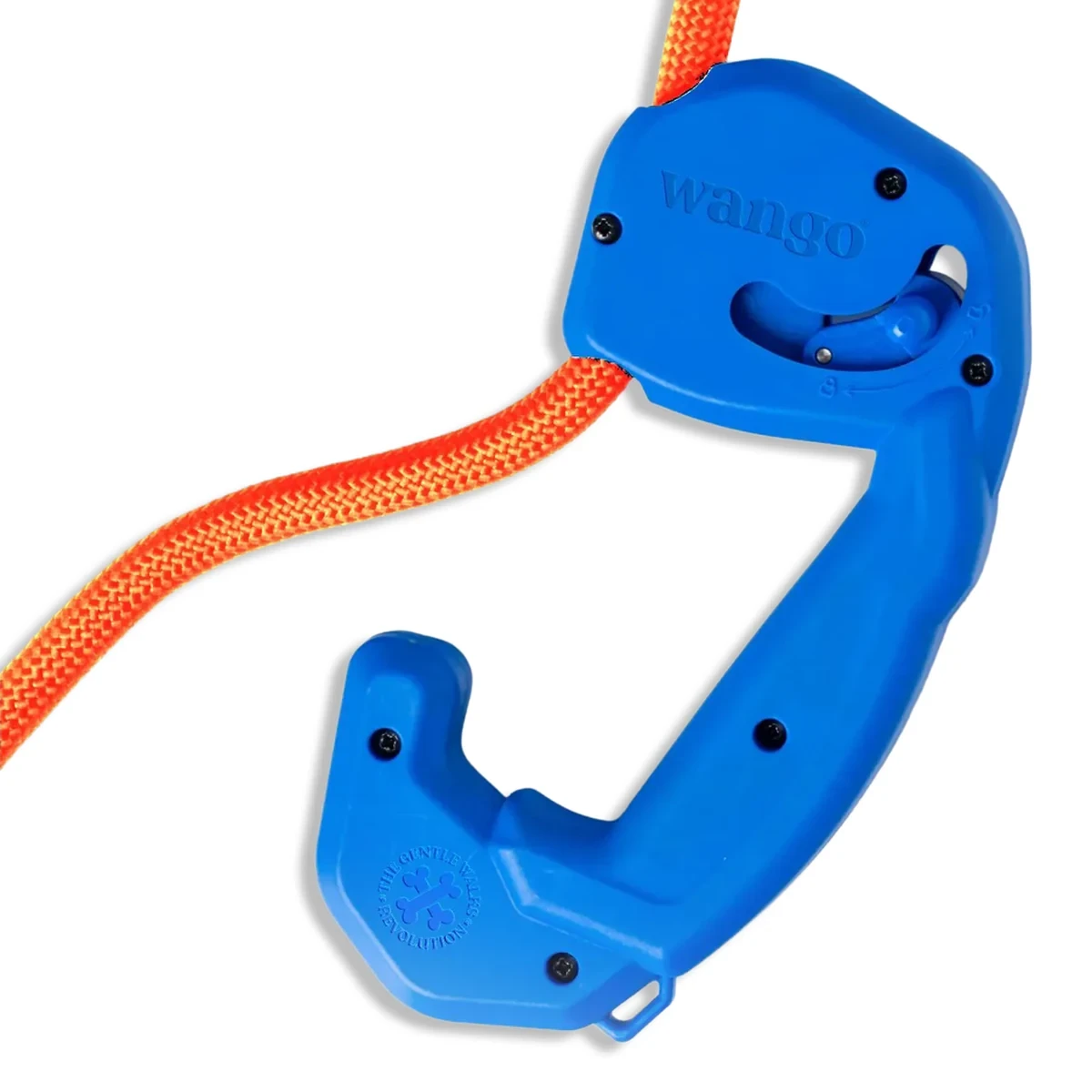 Correa Wango azul 2m (cuerda naranja) Glow