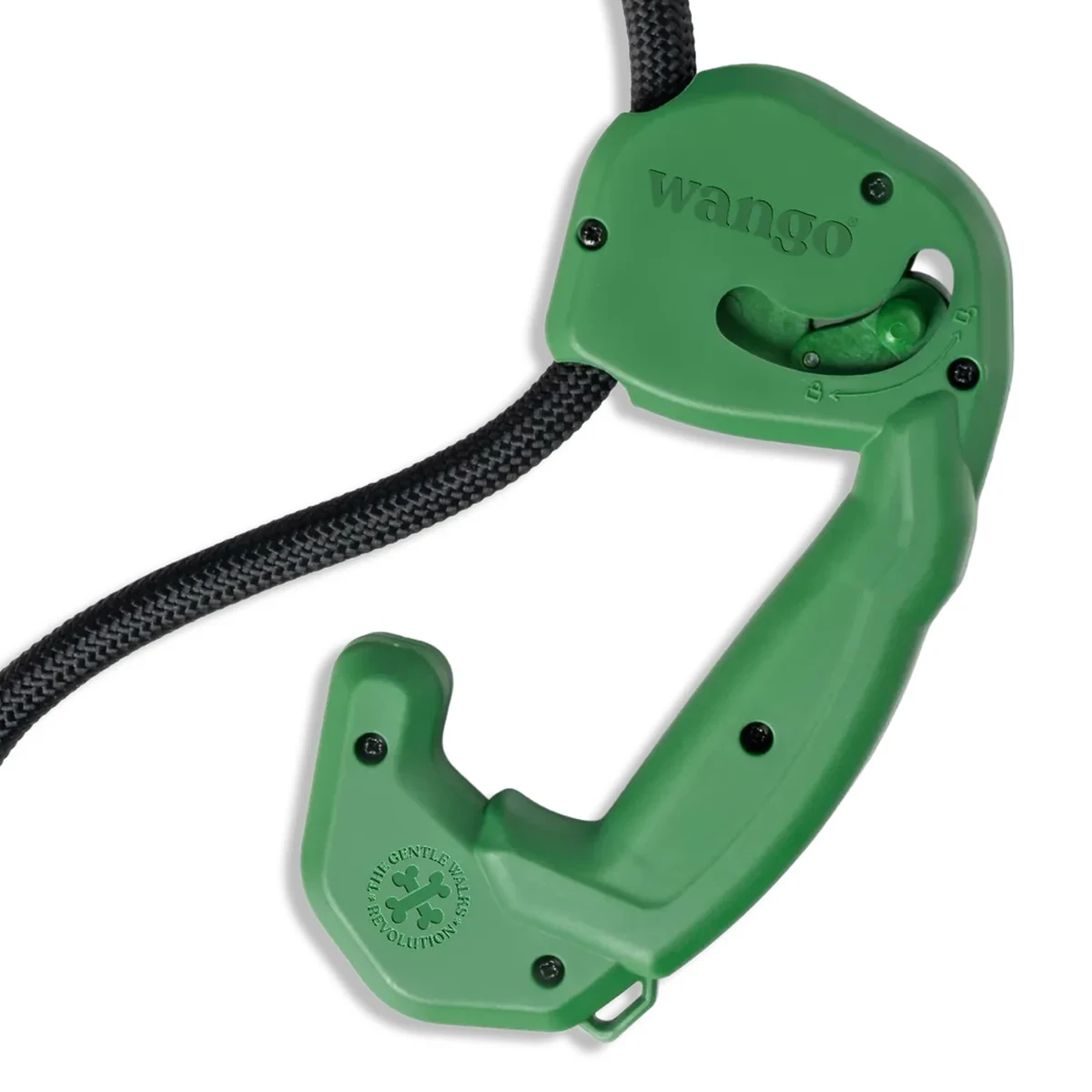 Correa Wango verde 1,5m (cuerda negra) Basic